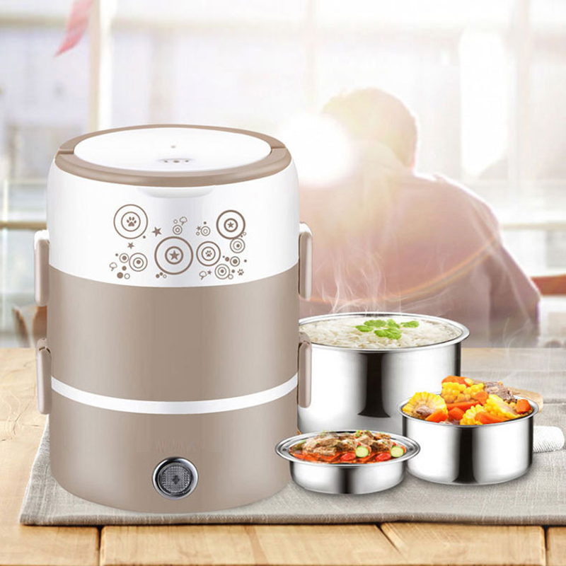 Home Cooking Heater - Marmita elétrica de aço inoxidável 220v,